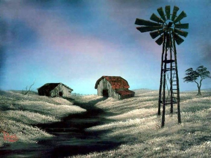 bob ross csg023 the windmill. , 