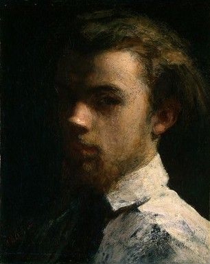 Fantin Latour Self Portrait 1858. -, ---