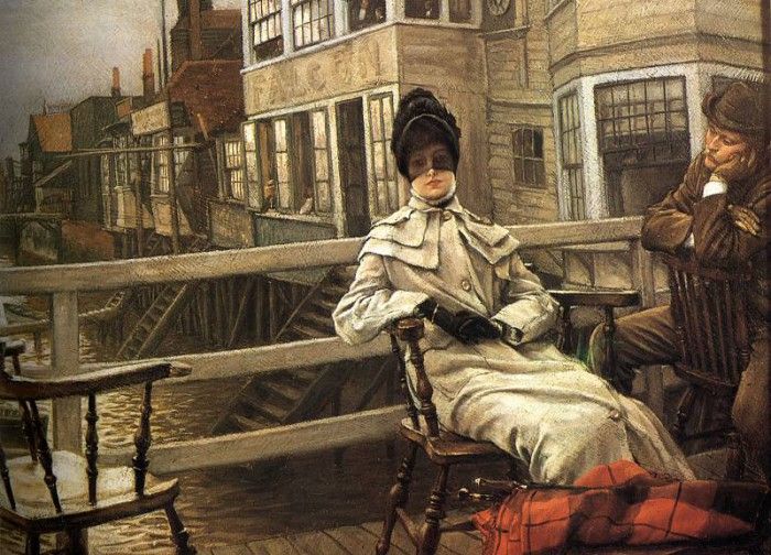 Waiting for the Ferry 2. Tissot Jacques Joseph