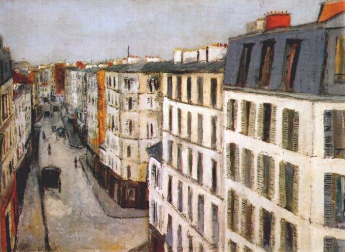 utrillo rue de la jonquiere 1909-10. , 