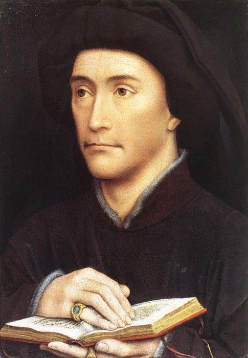 Man holding book EUR. ,   