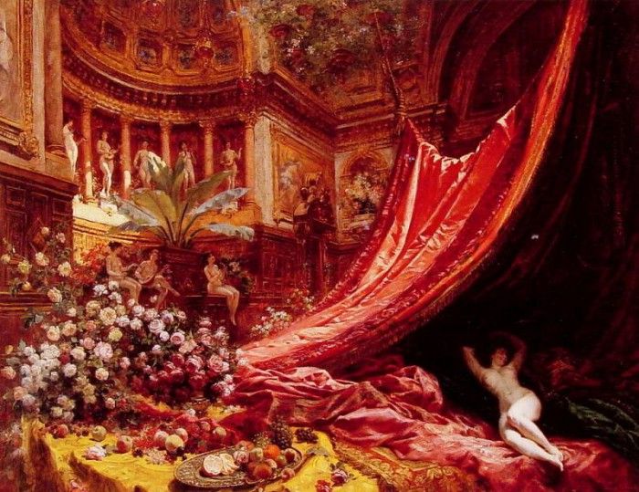 Symphony in Red and Gold.  