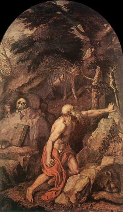 Titian St Jerome.  ( )