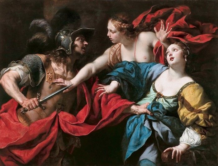 ������ �������������� ������ ���� ���� �� �������� ����� ��������� [Venus preventing her son Aeneas from killing Helen of Troy] 1650. �������, ����