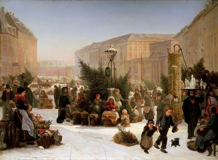    [Selling Christmas Trees] 1853. , 