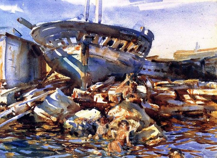 Sargent John Singer Flotsam and Jetsam. Сарджент, Джон Сингер