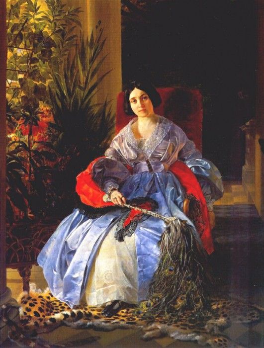 briullov princess yelizaveta saltykova 1841.    (1799-1852)