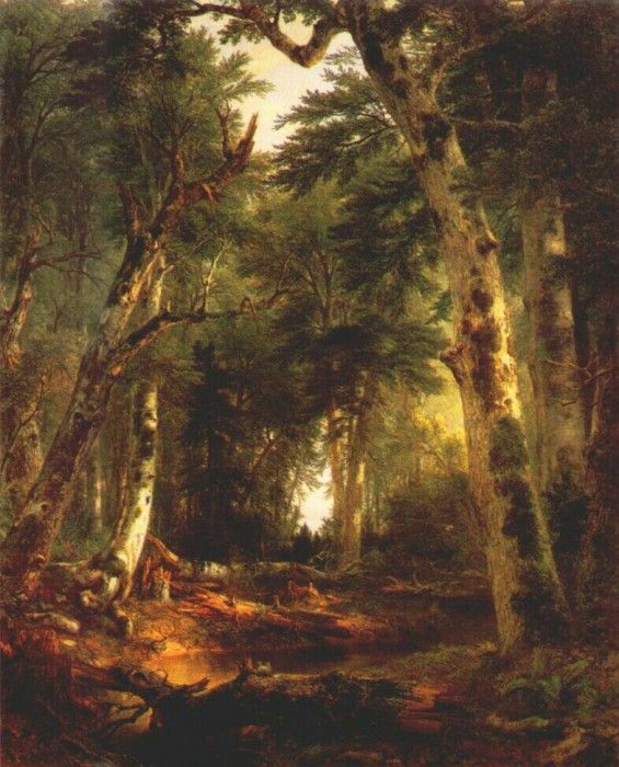 durand in the woods 1855. ,  