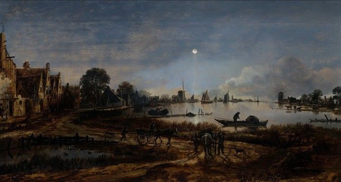     -       [River View by Moonlight]. ,   