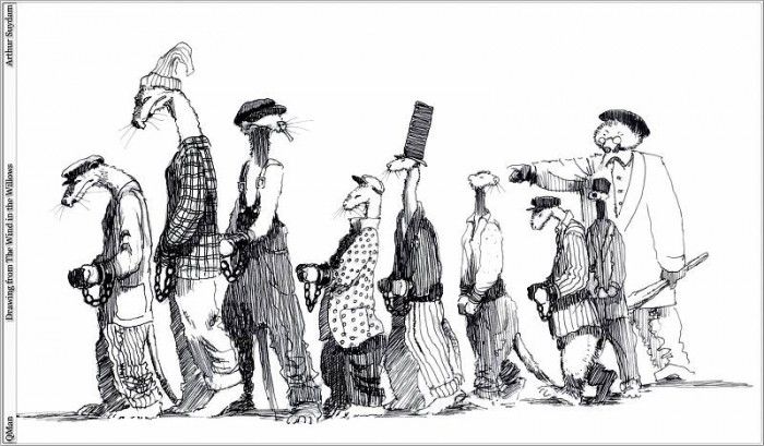 QMan AS Vis 2262 Drawing from The Wind in the Willows. �������, �����