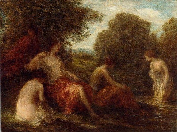 Fantin Latour Henri Diana and Her Handmaidens. ������-�����, �����-����-���-������