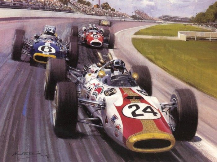 Cma 066 1966 rookie graham hill wins the indy 500.  