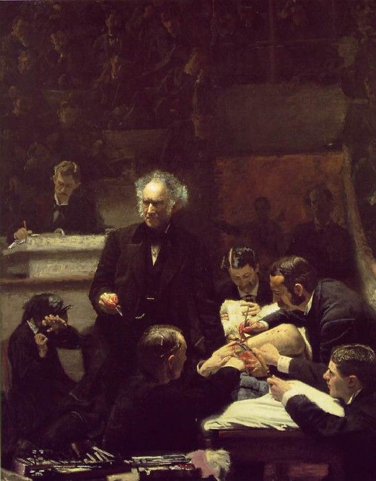 EAKINS THE GROSS CLINIC 1875 JEFFERSON MEDICAL COLLEGE OF TH. , 