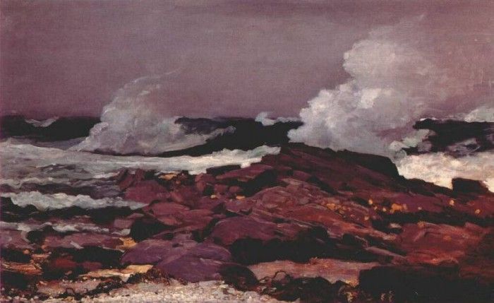 homer eastern point, prouts neck 1900. , 