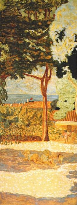 bonnard mediterranean iii center panel.  