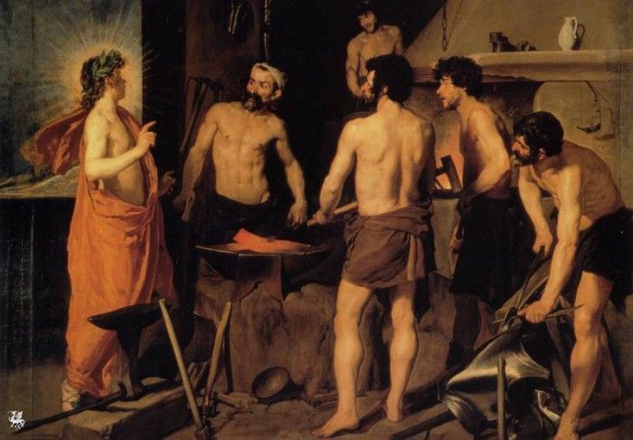 ma Velasquez Forge de Vulcain. ,    