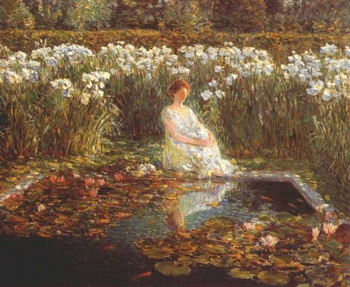 hassam lilies 1910. , 