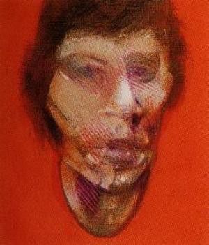 Bacon 3 Studies for a Portrait of Mick Jagger, 1982, left. , 