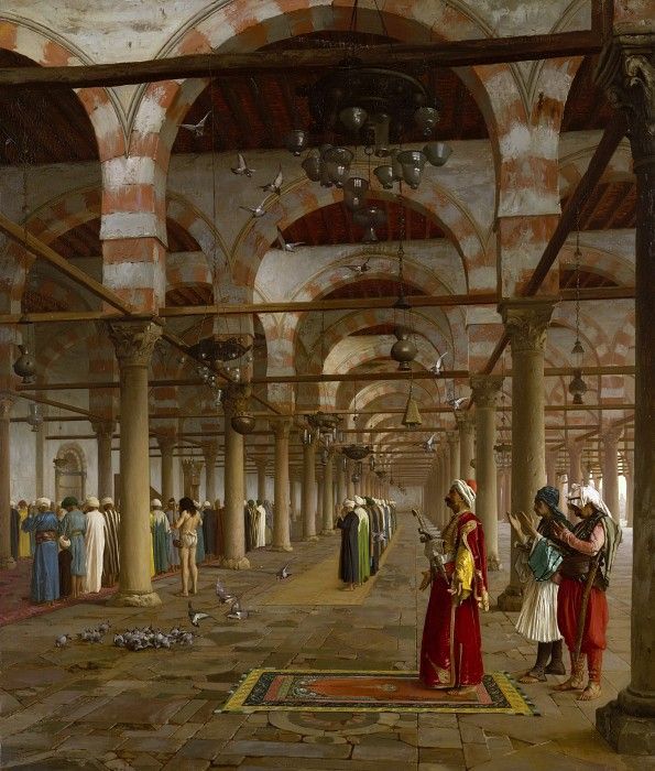 -  -    [Prayer in the Mosque],  , -. 1871. , -
