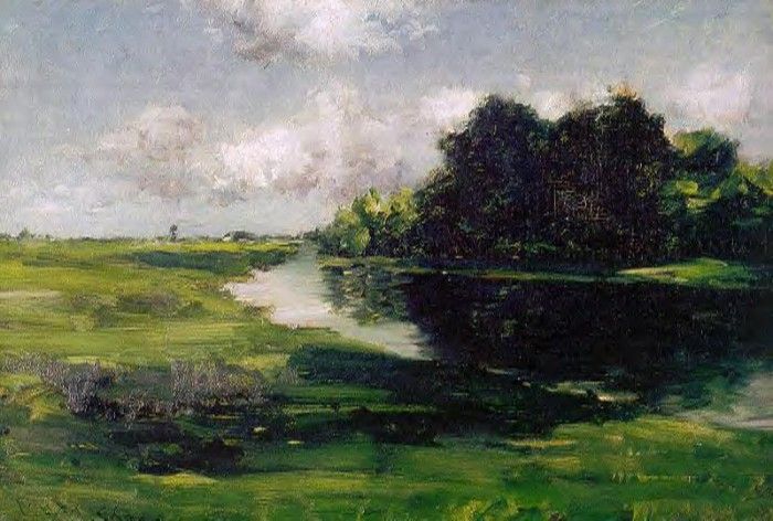 Chase William Merritt Long Island Landscape after a Shower of Rain. ,  