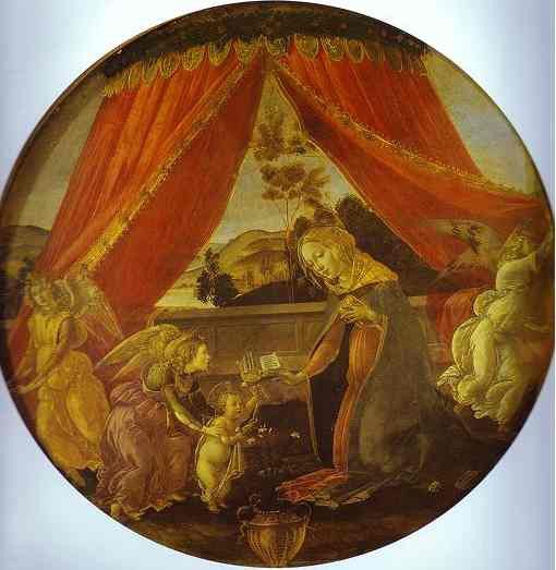Alessandro Botticelli - Madonna del Padiglione. , Alessandro