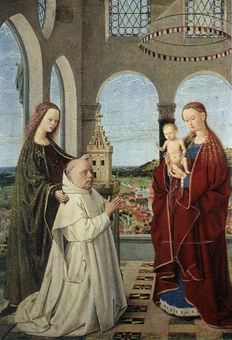 CHRISTUS Petrus Madonna And Child. Christus, Petrus