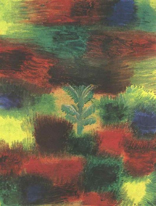 Klee Little Tree Amid Shrubbery, 1919, Private, England. , 