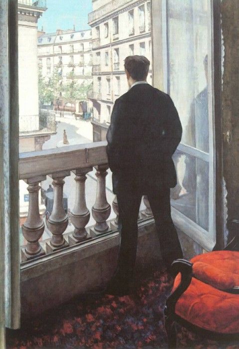 Caillebotte Gustave A Young Man at His Window. , 