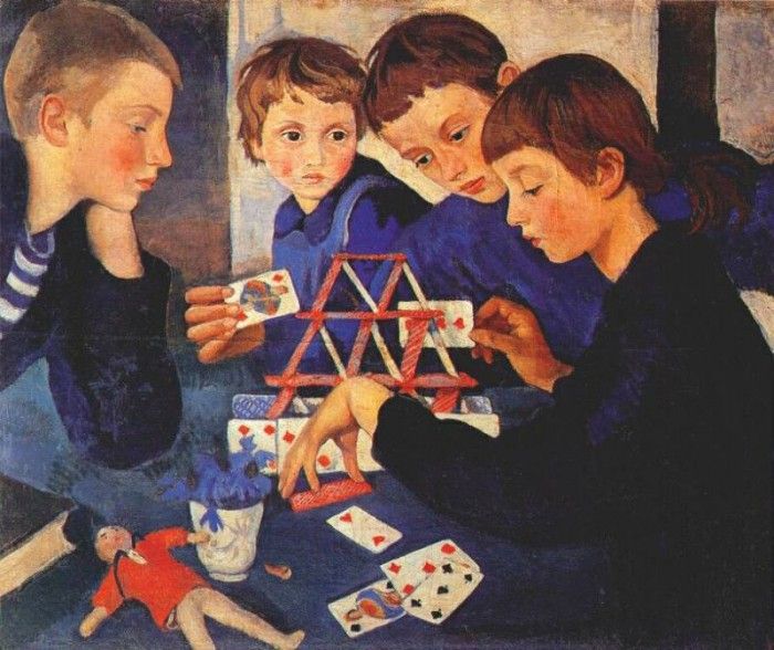 serebryakova house of cards 1919.    (1884-1967)