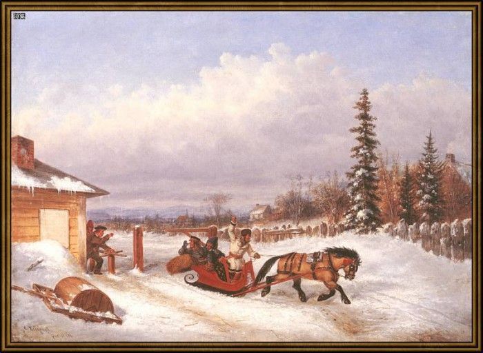 ds-cornelius krieghoff 03 l-the toll gate (1861). Krieghoff, 