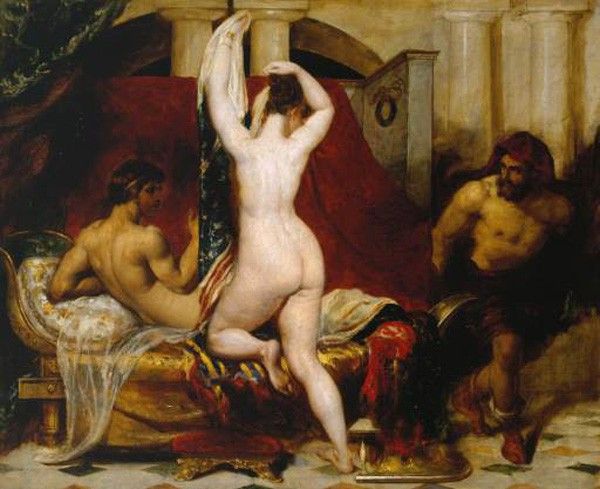 Etty William Candaules King of Lydia Shews his Wife by Stealth to Gyges One of his Ministers as S. , 