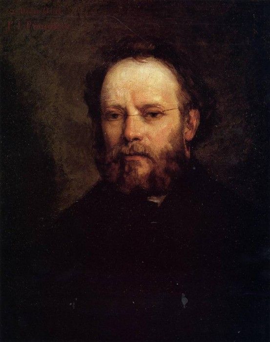 Courbet Gustave Portrait of Pierre Joseph Proudhon. , 