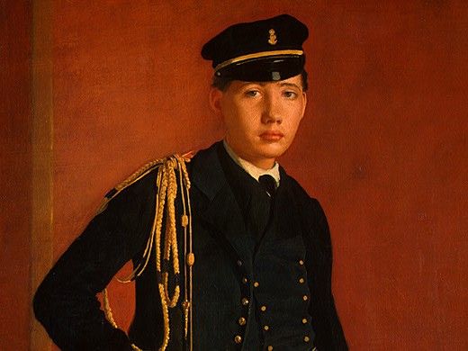 Degas Achille De Gas in the Uniform of a Cadet, detalj 1, 18. , --