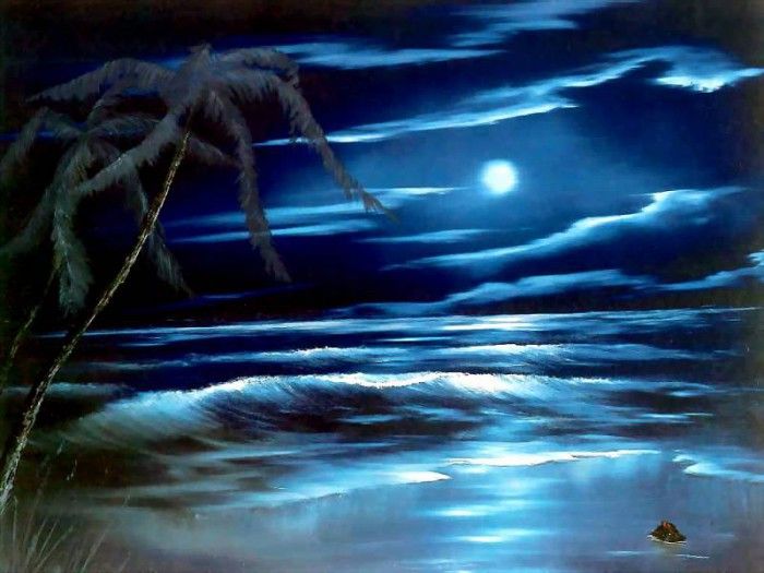 bob ross csg002 blue moon. , 