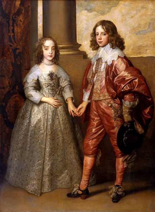 Dyck van Anthonie Willem II and Maria Stuart Sun 2. ,  