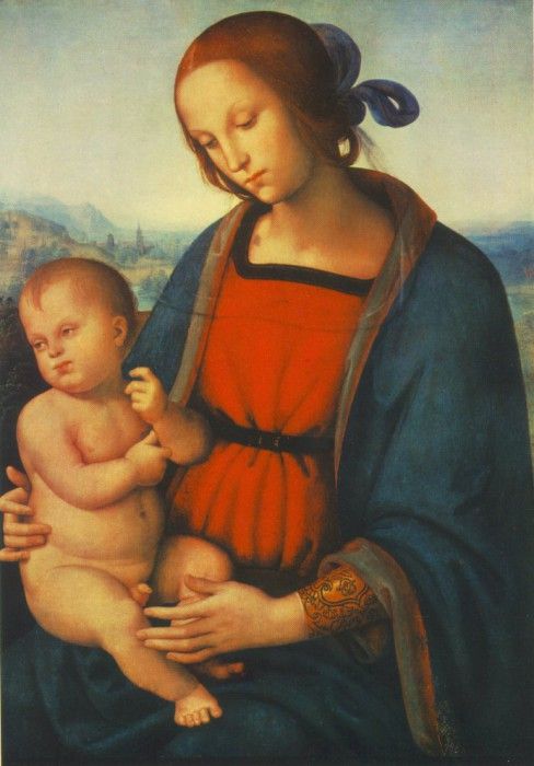 Perugino Pietro Madonna with Child 1501. , 