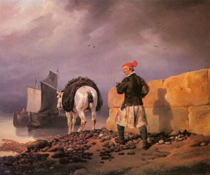 Vernet Horace A Fisherman Setting Out. , 