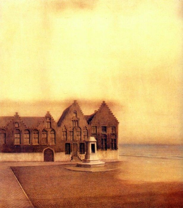khnopff the abandoned town 1904. , 