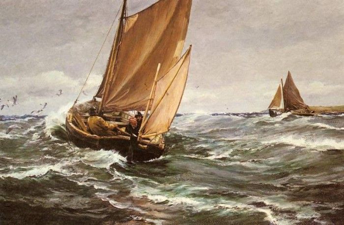 Hemy Charles Napier In Spite Of Wind And Weather. Hemy,  