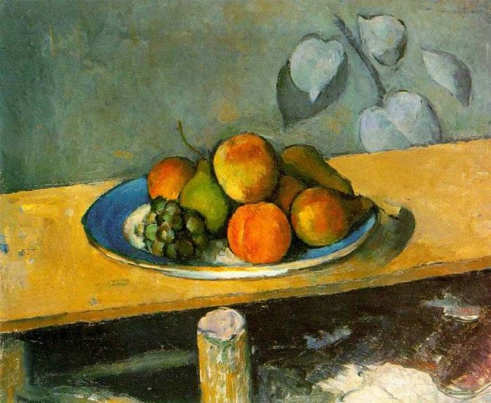 CeZANNE APPLES, PEACHES, PEARS, AND GRAPES,1879-80, EREMITAG. , 