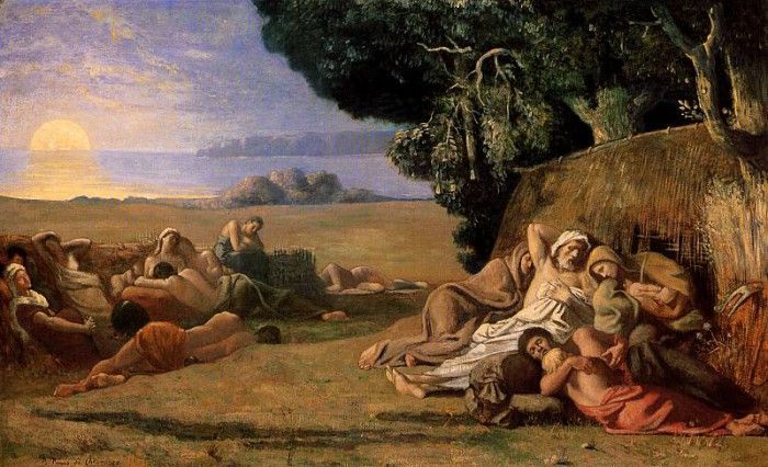 Puvis de Chavannes Pierre Le Sommeil.    Da 