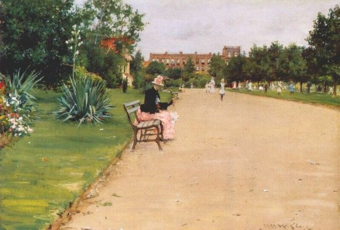 chase a city park c1887. 