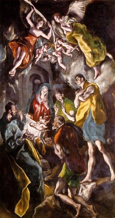 El Greco The Adoration of the Shepherds 319x180 Prado Madri. �����, ���-