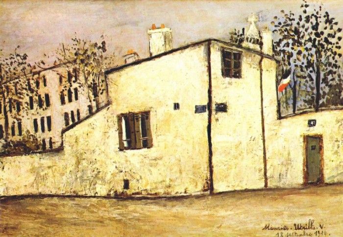 utrillo hector berliozs house 1914. , 