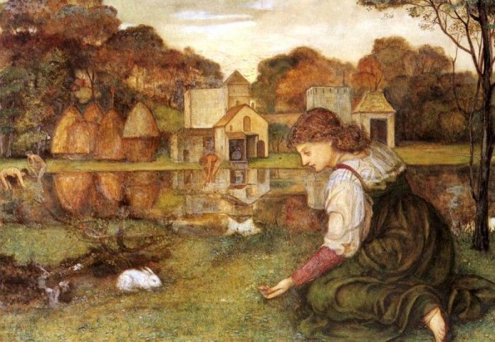 Stanhope John Roddam Spencer The White Rabbit. Stanhope,   Roddam
