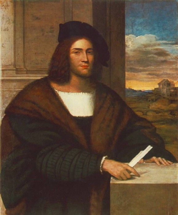 Sebastiano del Piombo Portrait of a man, ca 1515, 115x94 cm,. ,  