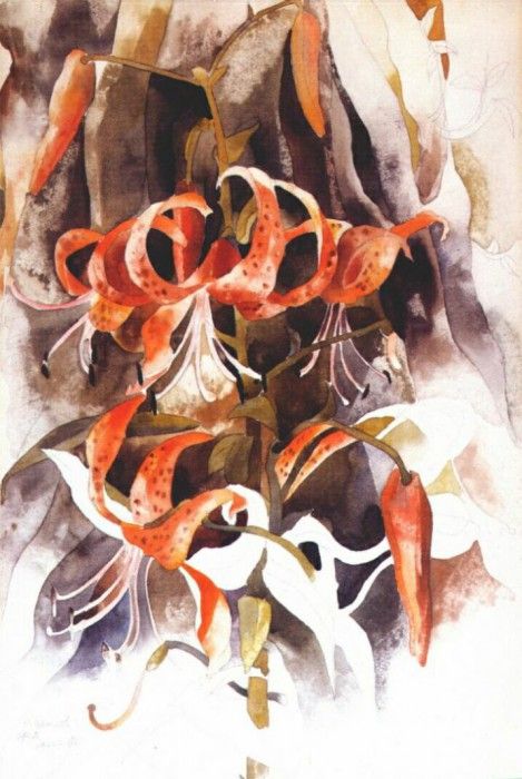 demuth tiger lilies 1920. �����, ������