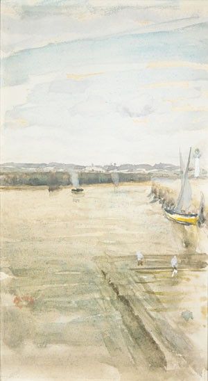 Whistler James Abbott McNeill Scene On The Mersey. ,   