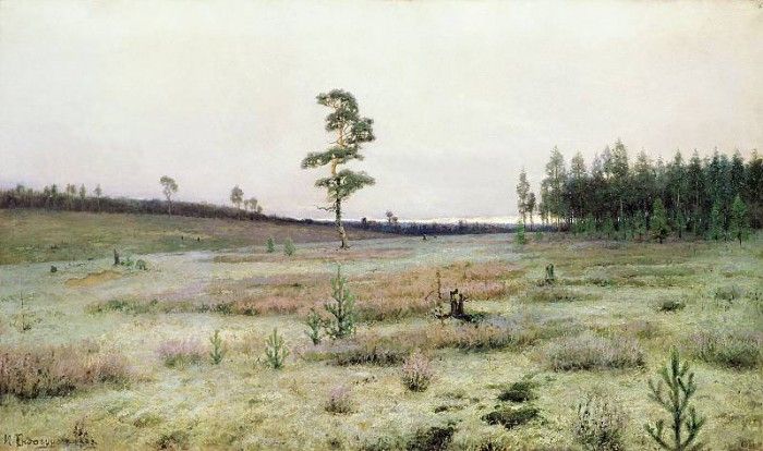 Мхи. Холст, масло, 92х153 см. Ендогуров Иван (1861-1898)