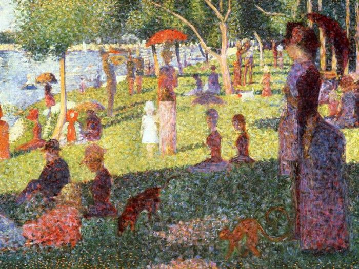 Sunday Afternoon on the Isle of Lan Grande Jatte, Seurat, (S. , 